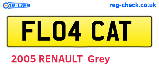 FL04CAT are the vehicle registration plates.