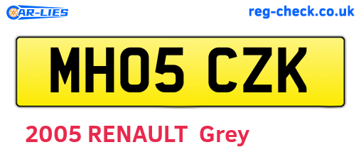 MH05CZK are the vehicle registration plates.