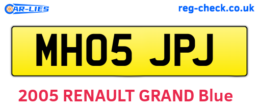 MH05JPJ are the vehicle registration plates.