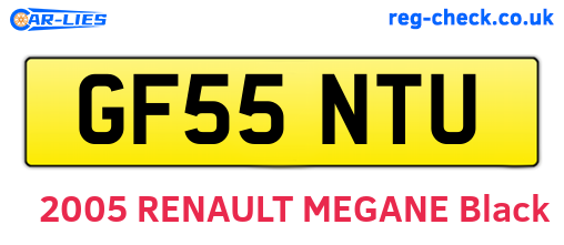 GF55NTU are the vehicle registration plates.
