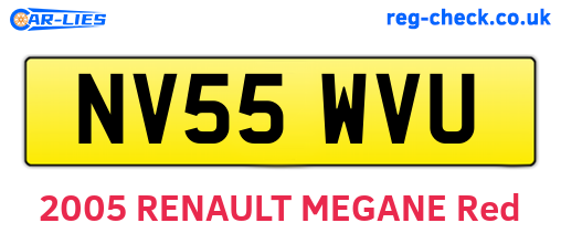NV55WVU are the vehicle registration plates.