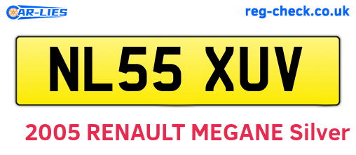 NL55XUV are the vehicle registration plates.