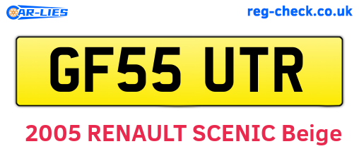 GF55UTR are the vehicle registration plates.