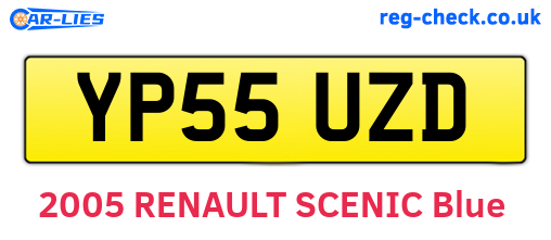 YP55UZD are the vehicle registration plates.