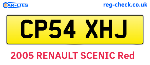 CP54XHJ are the vehicle registration plates.
