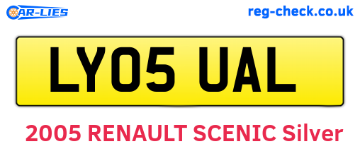 LY05UAL are the vehicle registration plates.