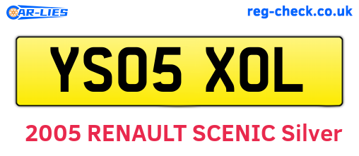 YS05XOL are the vehicle registration plates.