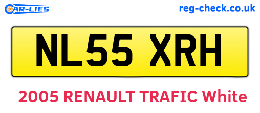 NL55XRH are the vehicle registration plates.