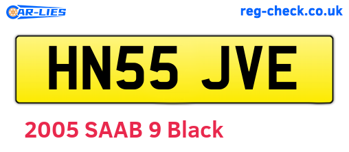 HN55JVE are the vehicle registration plates.