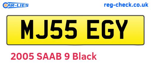 MJ55EGY are the vehicle registration plates.
