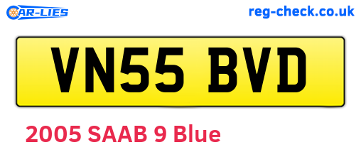 VN55BVD are the vehicle registration plates.