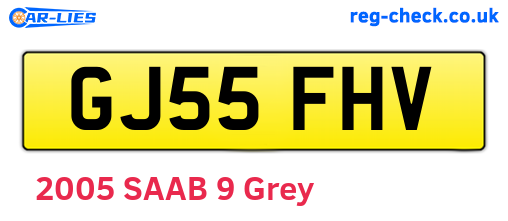 GJ55FHV are the vehicle registration plates.