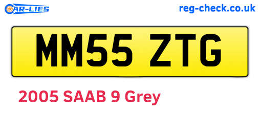 MM55ZTG are the vehicle registration plates.