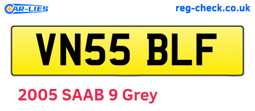 VN55BLF are the vehicle registration plates.