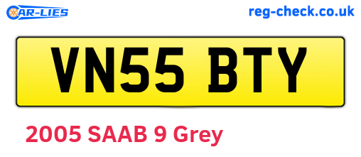 VN55BTY are the vehicle registration plates.