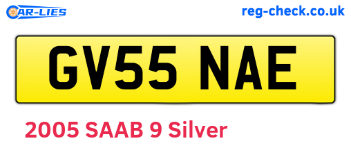 GV55NAE are the vehicle registration plates.