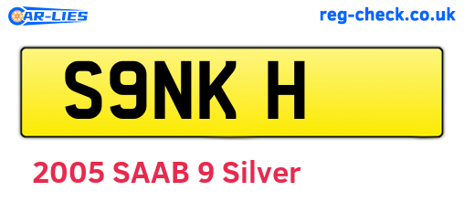 S9NKH are the vehicle registration plates.