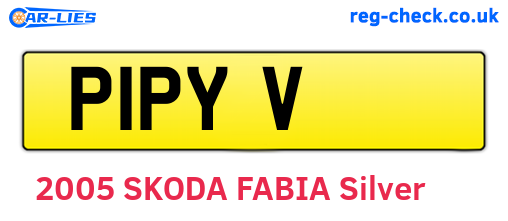 P1PYV are the vehicle registration plates.