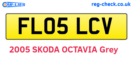 FL05LCV are the vehicle registration plates.