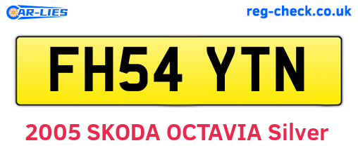 FH54YTN are the vehicle registration plates.