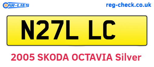 N27LLC are the vehicle registration plates.