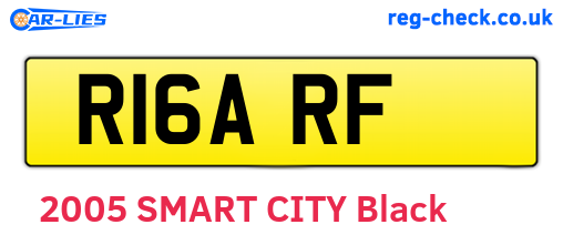 R16ARF are the vehicle registration plates.
