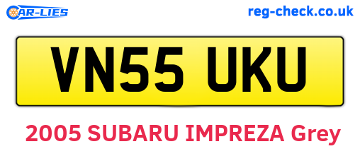 VN55UKU are the vehicle registration plates.