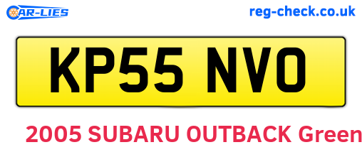 KP55NVO are the vehicle registration plates.