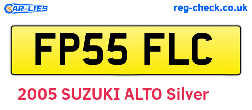 FP55FLC are the vehicle registration plates.