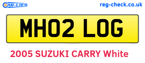 MH02LOG are the vehicle registration plates.