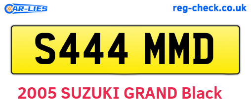 S444MMD are the vehicle registration plates.