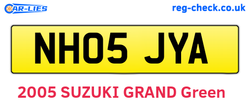 NH05JYA are the vehicle registration plates.