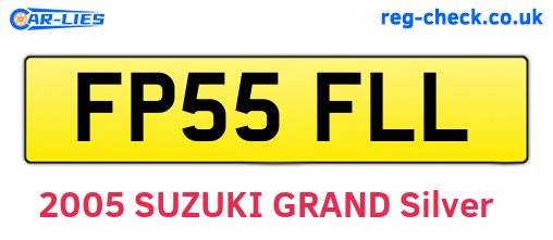 FP55FLL are the vehicle registration plates.