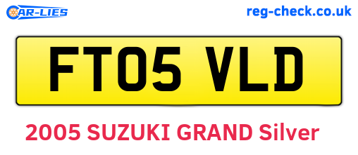 FT05VLD are the vehicle registration plates.
