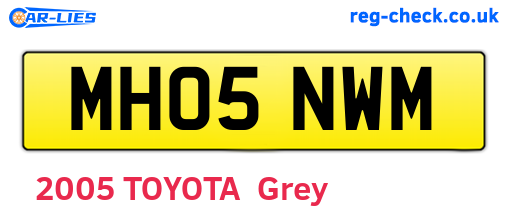 MH05NWM are the vehicle registration plates.