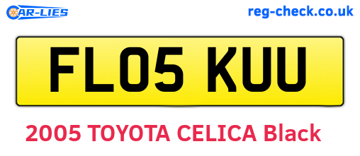 FL05KUU are the vehicle registration plates.