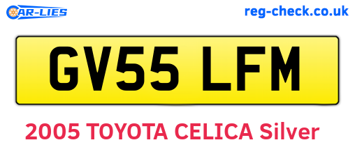 GV55LFM are the vehicle registration plates.