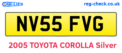 NV55FVG are the vehicle registration plates.