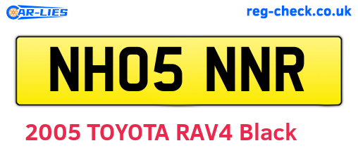 NH05NNR are the vehicle registration plates.