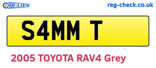 S4MMT are the vehicle registration plates.