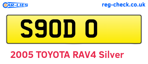 S9ODO are the vehicle registration plates.