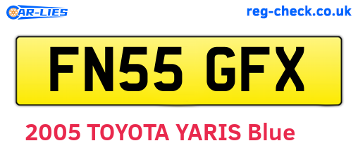 FN55GFX are the vehicle registration plates.