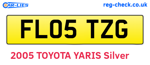 FL05TZG are the vehicle registration plates.