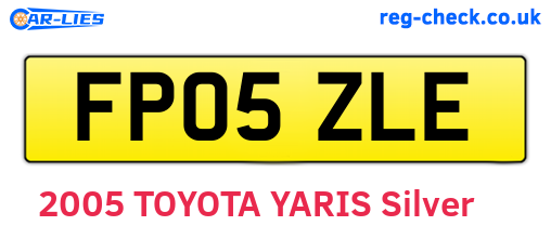 FP05ZLE are the vehicle registration plates.