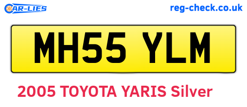 MH55YLM are the vehicle registration plates.