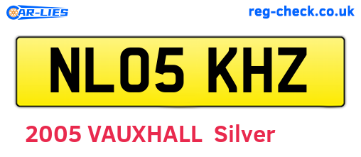NL05KHZ are the vehicle registration plates.