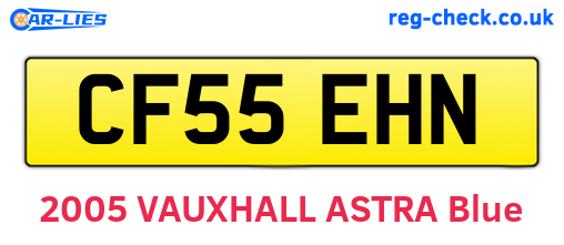CF55EHN are the vehicle registration plates.