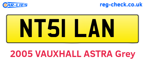 NT51LAN are the vehicle registration plates.
