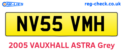 NV55VMH are the vehicle registration plates.