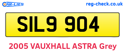 SIL9904 are the vehicle registration plates.